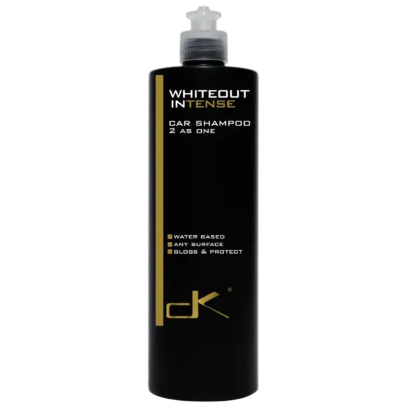 Whiteout Intense concentrate car shampoo 2 as one 500ml bottle water based any surface gloss and protect automotive shampoo by DK Detailing Kingdom