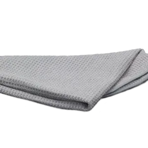 Folded grey cloth for automotive car cleaning